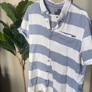 O’Neill striped two-toned striped shirt